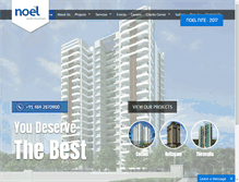 Tablet Screenshot of noelprojects.com